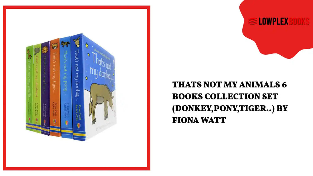 Thats Not My Animals 6 Books Collection Set (Donkey,Pony,Tiger..) By Fiona Watt by@Outfy