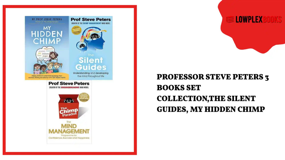 Professor Steve Peters 3 Books Set Collection,The Silent Guides, My Hidden Chimp by@Outfy