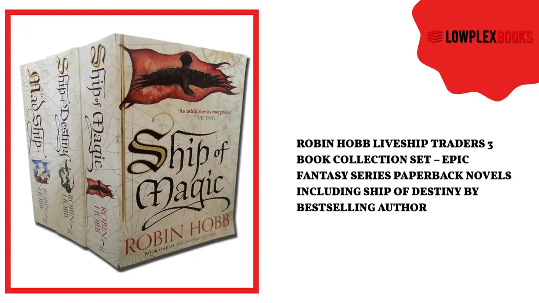 Robin Hobb Liveship Traders 3 Book Collection Set &ndash; Epic Fantasy Series Paperback Novels Including Ship of Destiny by Bestselling Author by@Outfy