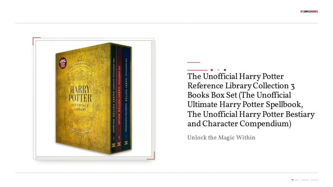 The Unofficial Harry Potter Reference Library Collection 3 Books Box Set (The Unofficial Ultimate Harry Potter Spellbook, The Unofficial Harry Potter Bestiary and Character Compendium) by@Outfy