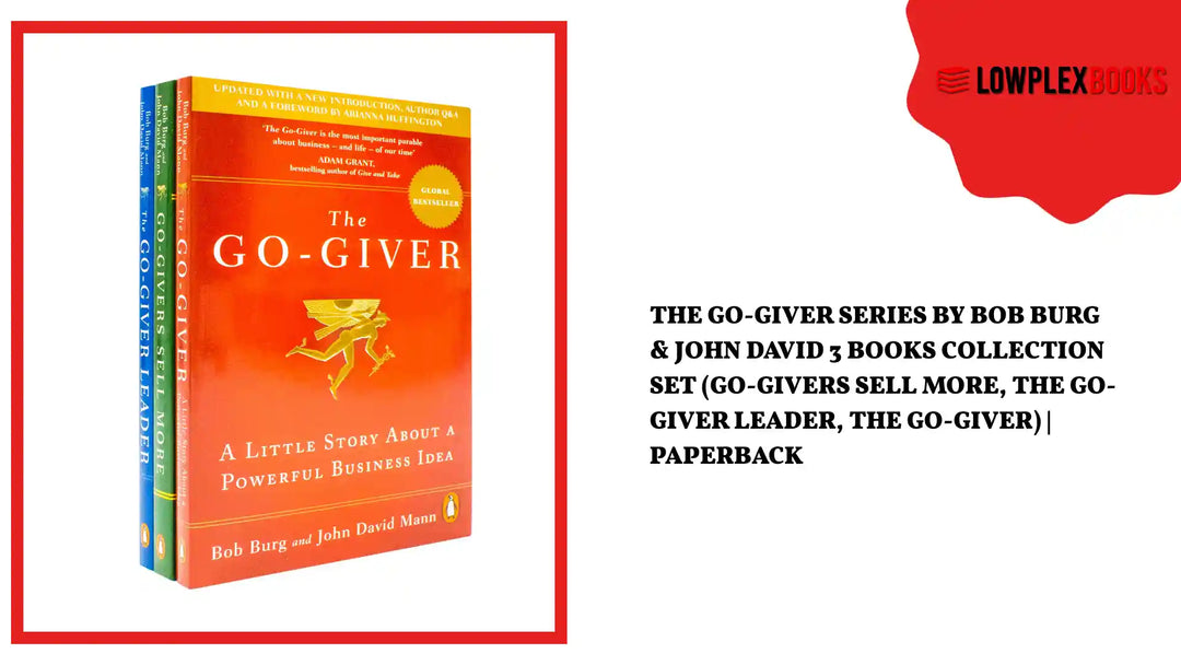 The Go-Giver Series by Bob Burg &amp; John David 3 Books Collection Set (Go-Givers Sell More, The Go-Giver Leader, The Go-Giver) | Paperback by@Outfy