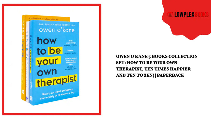 Owen O Kane 3 Books Collection Set (How to Be Your Own Therapist, Ten Times Happier and Ten to Zen) | Paperback by@Outfy