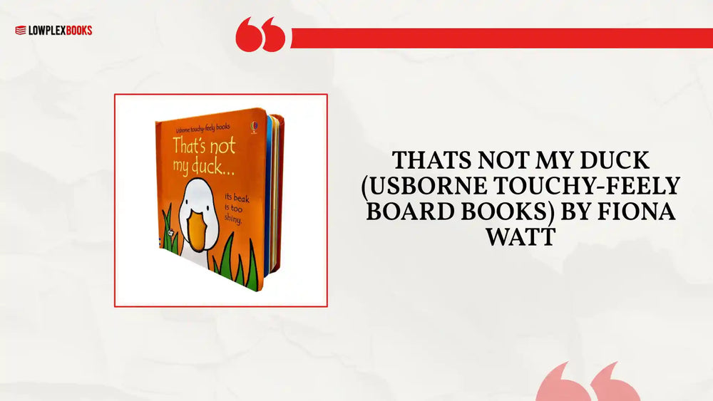 Thats Not My Duck (Usborne Touchy-Feely Board Books) By Fiona Watt by@Outfy
