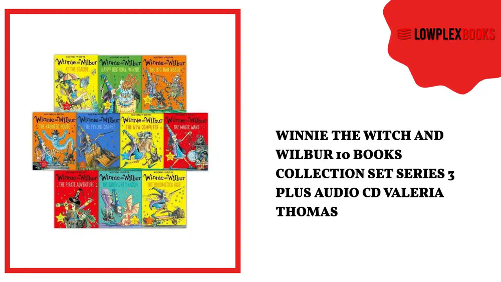 Winnie the witch and Wilbur 10 Books Collection Set Series 3 plus Audio CD Valeria Thomas by@Outfy