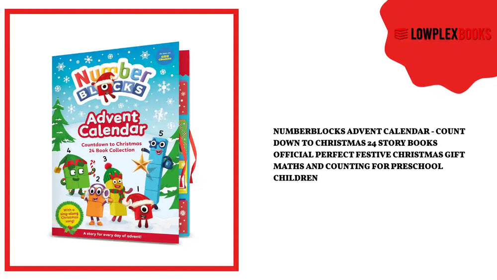 Numberblocks Advent Calendar - Count down to Christmas 24 Story Books Official Perfect Festive Christmas Gift Maths and Counting for Preschool Children by@Outfy