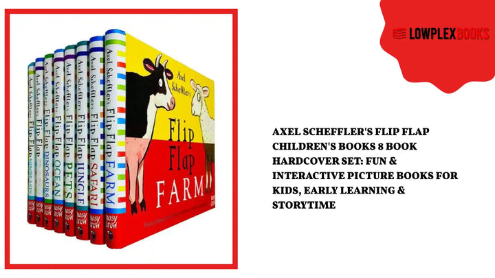 Axel Scheffler's Flip Flap Children's Books 8 Book Hardcover Set: Fun &amp; Interactive Picture Books for Kids, Early Learning &amp; Storytime by@Outfy