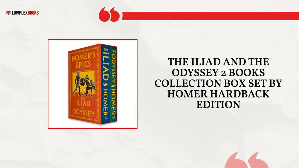 The Iliad and The Odyssey 2 Books Collection Box Set by Homer Hardback Edition by@Outfy