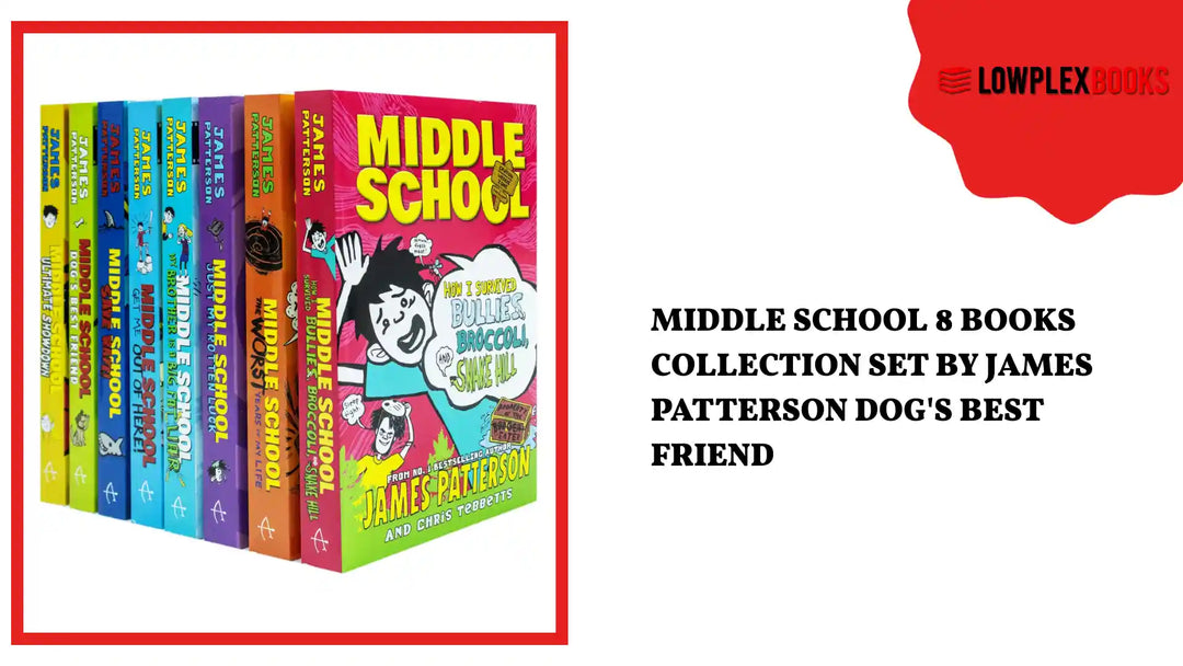 Middle School 8 Books Collection Set By James Patterson Dog's Best Friend by@Outfy