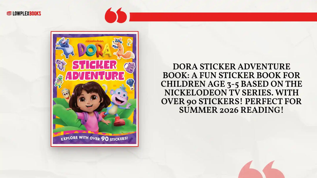 Dora Sticker Adventure Book: a fun sticker book for children age 3-5 based on the Nickelodeon TV series. With over 90 stickers! Perfect for Summer 2026 reading! by@Outfy