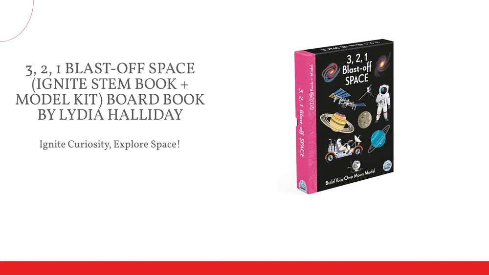 3, 2, 1 Blast-off Space (Ignite STEM Book + Model Kit) Board Book By Lydia Halliday by@Outfy