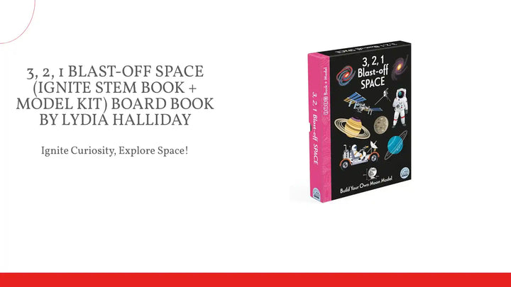 3, 2, 1 Blast-off Space (Ignite STEM Book + Model Kit) Board Book By Lydia Halliday by@Outfy