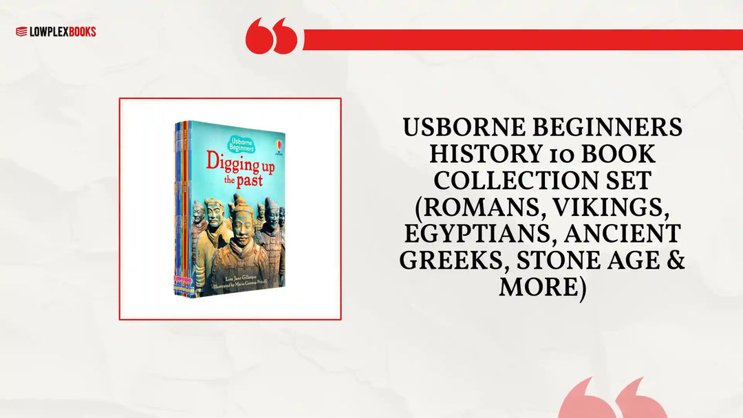 Usborne Beginners History 10 Book Collection Set (Romans, Vikings, Egyptians, Ancient Greeks, Stone Age &amp; More) by@Outfy