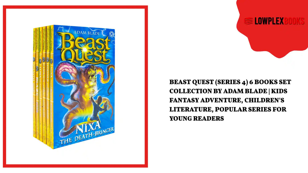 Beast Quest (Series 4) 6 Books Set Collection by Adam Blade | Kids Fantasy Adventure, Children's Literature, Popular Series for Young Readers by@Outfy