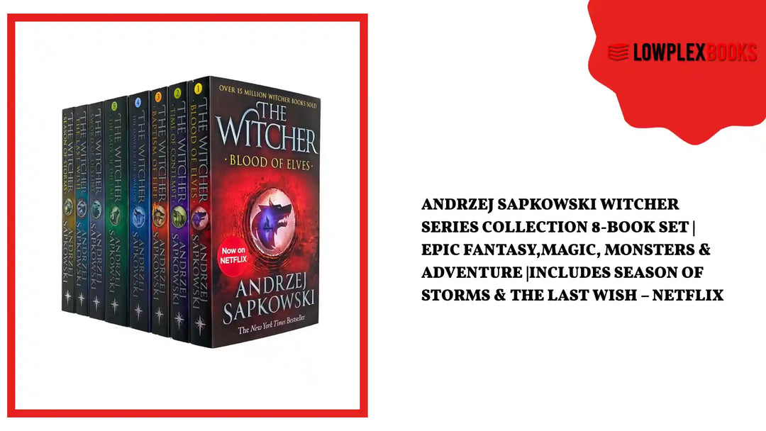 Andrzej Sapkowski Witcher Series Collection 8-Book Set | Epic Fantasy,Magic, Monsters &amp; Adventure |Includes Season of Storms &amp; The Last Wish &ndash; Netflix by@Outfy