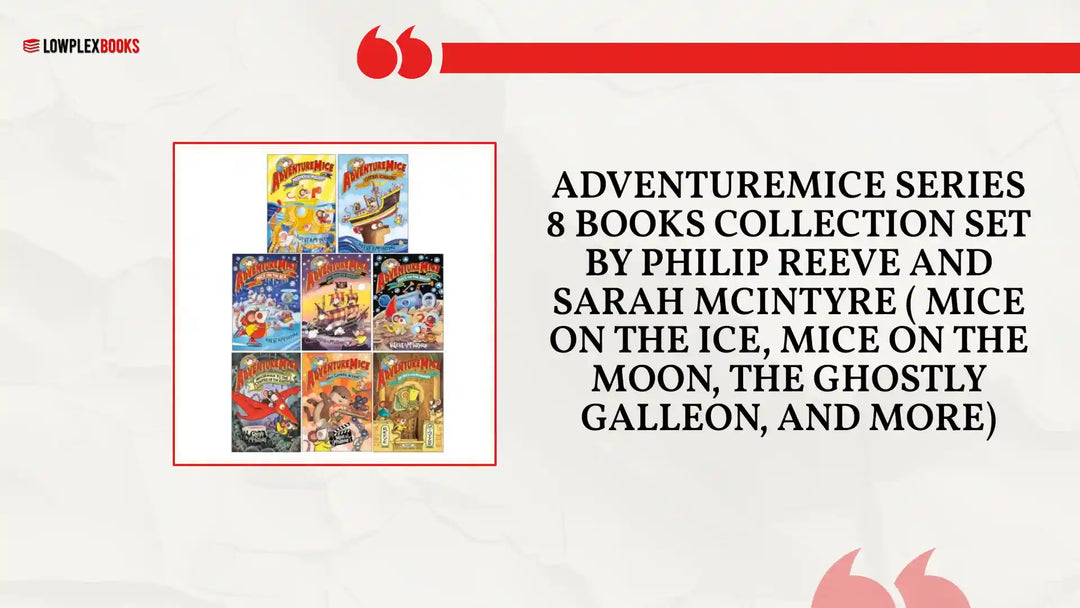 Adventuremice Series 8 Books Collection Set by Philip Reeve and Sarah McIntyre ( Mice on the Ice, Mice on the Moon, The Ghostly Galleon, and More) by@Outfy