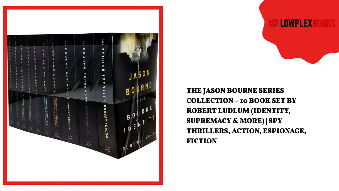 The Jason Bourne Series Collection &ndash; 10 Book Set by Robert Ludlum (Identity, Supremacy &amp; More) | Spy Thrillers, Action, Espionage, Fiction by@Outfy