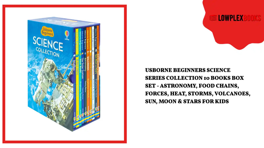 Usborne Beginners Science Series Collection 10 Books Box Set - Astronomy, Food Chains, Forces, Heat, Storms, Volcanoes, Sun, Moon &amp; Stars for Kids by@Outfy