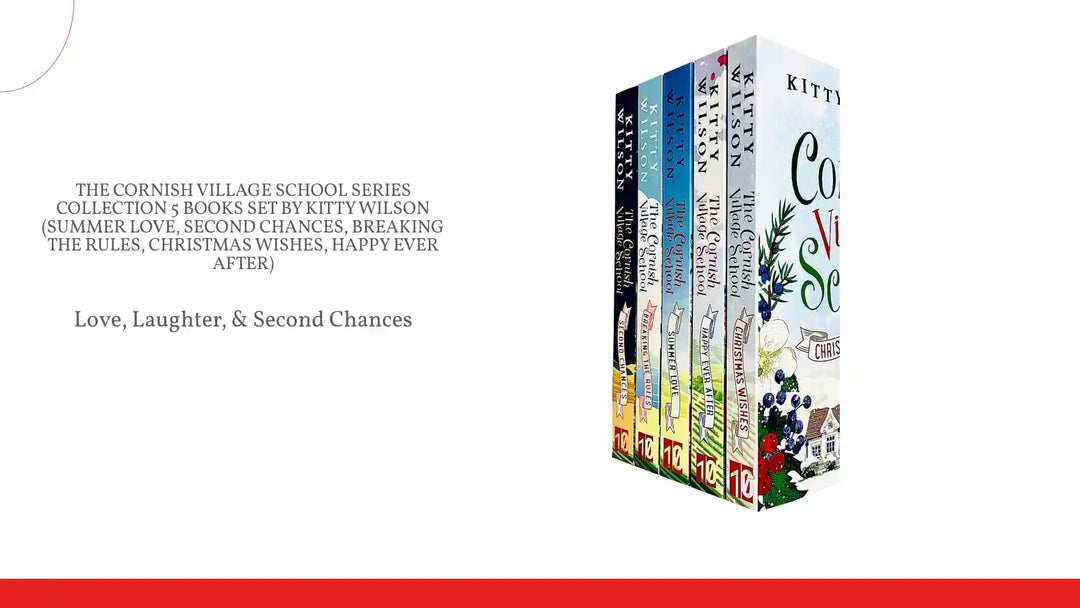 The Cornish Village School Series Collection 5 Books Set By Kitty Wilson (Summer Love, Second Chances, Breaking the Rules, Christmas Wishes, Happy Ever After) by@Outfy