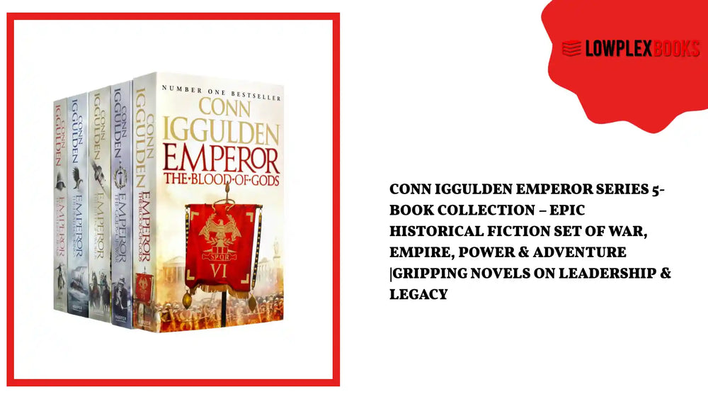 Conn Iggulden Emperor Series 5-Book Collection &ndash; Epic Historical Fiction Set of War, Empire, Power &amp; Adventure |Gripping Novels on Leadership &amp; Legacy by@Outfy
