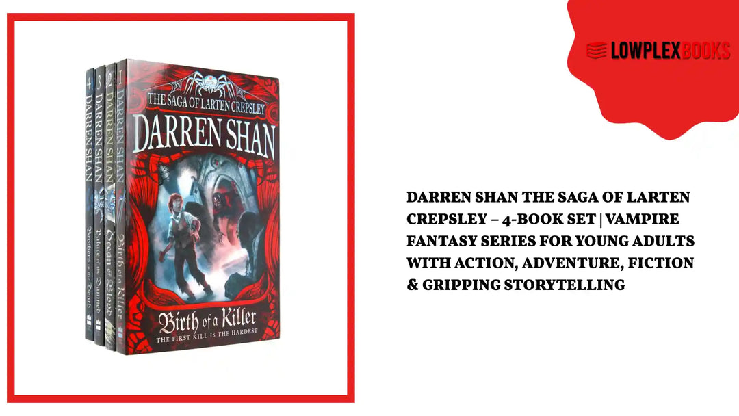 Darren Shan The Saga of Larten Crepsley &ndash; 4-Book Set | Vampire Fantasy Series for Young Adults with Action, Adventure, Fiction &amp; Gripping Storytelling by@Outfy