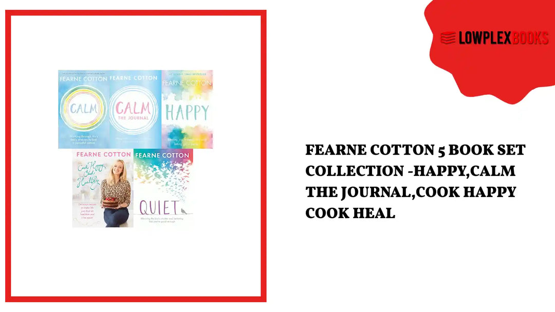 Fearne Cotton 5 Book Set Collection -Happy,Calm The Journal,Cook Happy Cook Heal by@Outfy