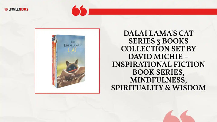 Dalai Lama's Cat Series 3 Books Collection Set by David Michie &ndash; Inspirational Fiction Book Series, Mindfulness, Spirituality &amp; Wisdom by@Outfy