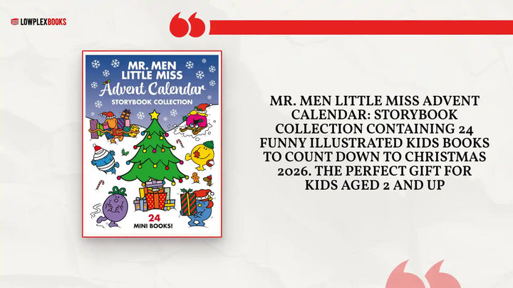 Mr. Men Little Miss Advent Calendar: Storybook collection containing 24 funny illustrated kids books to count down to Christmas 2026. The perfect gift for kids aged 2 and up by@Outfy