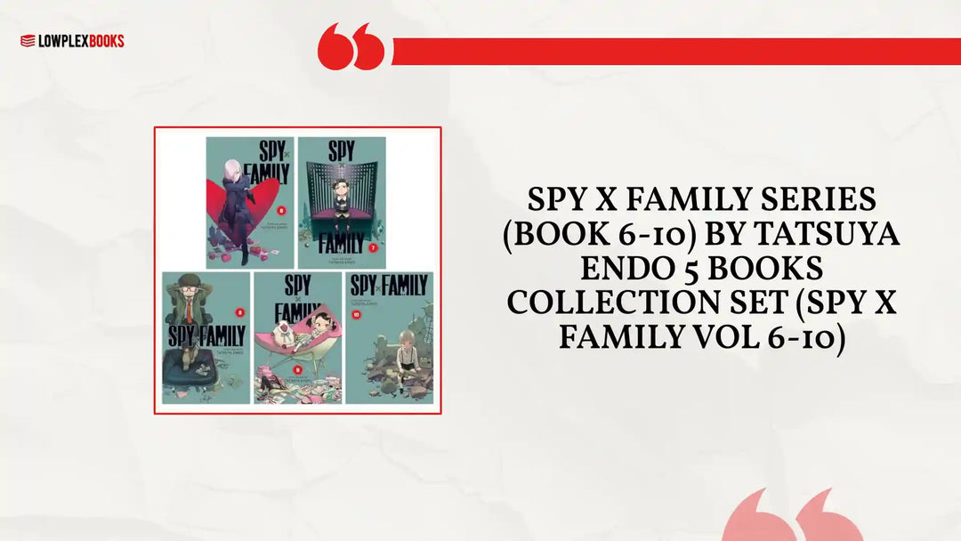 Spy x Family Series (Book 6-10) by Tatsuya Endo 5 Books Collection Set (Spy x Family Vol 6-10) by@Outfy
