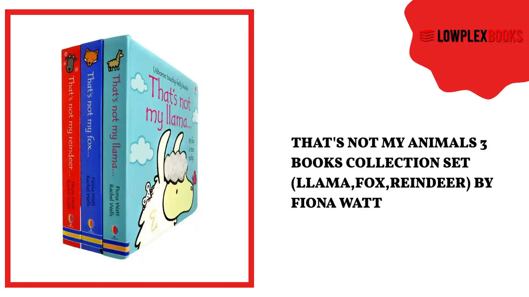 That's Not My Animals 3 Books Collection Set (Llama,Fox,Reindeer) By Fiona Watt by@Outfy