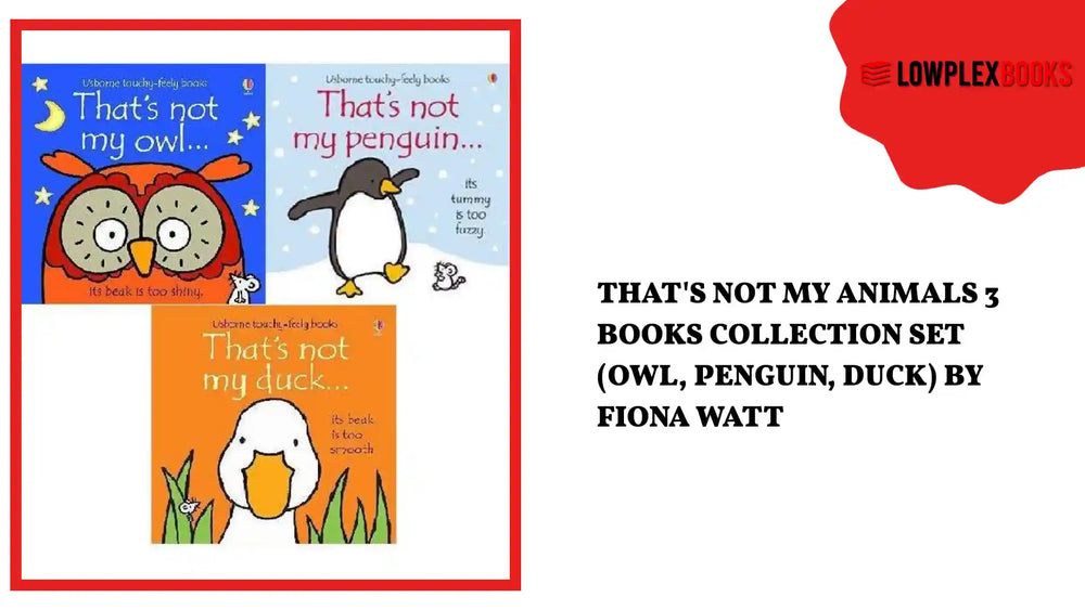 That's Not My Animals 3 Books Collection Set (Owl, Penguin, Duck) By Fiona Watt by@Outfy