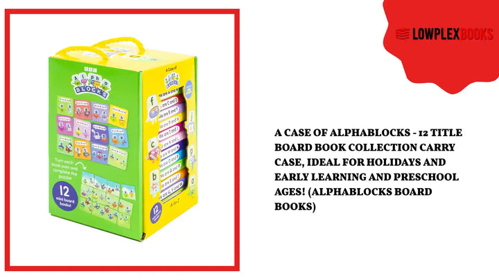 A Case of Alphablocks - 12 Title Board Book Collection Carry Case, Ideal for Holidays and Early Learning and Preschool Ages! (Alphablocks Board Books) by@Outfy