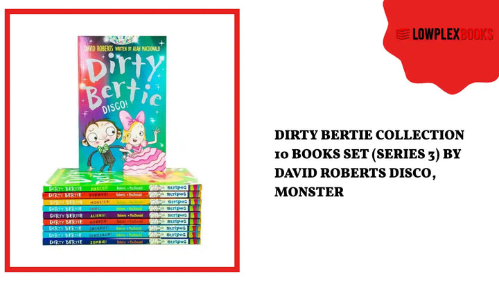 Dirty Bertie Collection 10 Books Set (Series 3) By David Roberts Disco, Monster by@Outfy