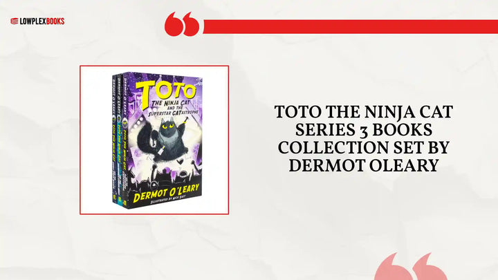 Toto the Ninja Cat Series 3 Books Collection Set By Dermot OLeary by@Outfy