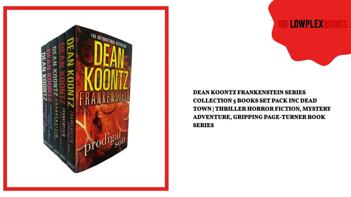 Dean Koontz Frankenstein Series Collection 5 Books Set Pack Inc Dead Town | Thriller Horror Fiction, Mystery Adventure, Gripping Page-Turner Book Series by@Outfy