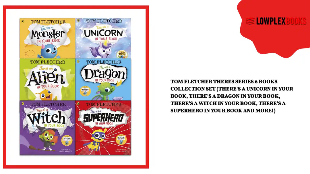 Tom Fletcher Theres Series 6 Books Collection Set (There's a Unicorn in Your Book, There's a Dragon in Your Book, There's a Witch in Your Book, There's a Superhero in Your Book and MORE!) by@Outfy