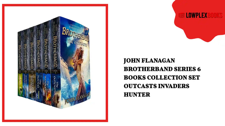 John Flanagan Brotherband Series 6 Books Collection Set Outcasts Invaders Hunter by@Outfy