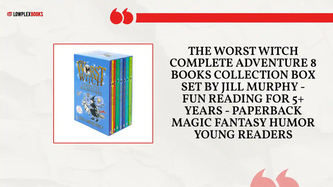 The Worst Witch Complete Adventure 8 Books Collection Box Set by Jill Murphy - Fun Reading for 5+ Years - Paperback Magic Fantasy Humor Young Readers by@Outfy