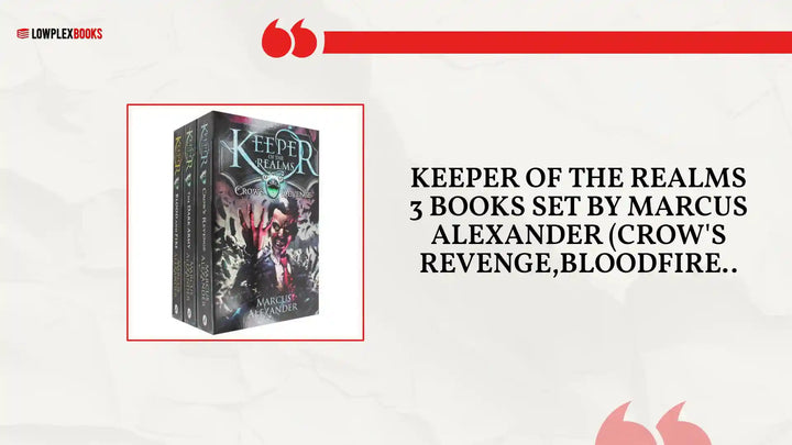 Keeper Of The Realms 3 Books Set By Marcus Alexander (Crow's Revenge,Bloodfire.. by@Outfy