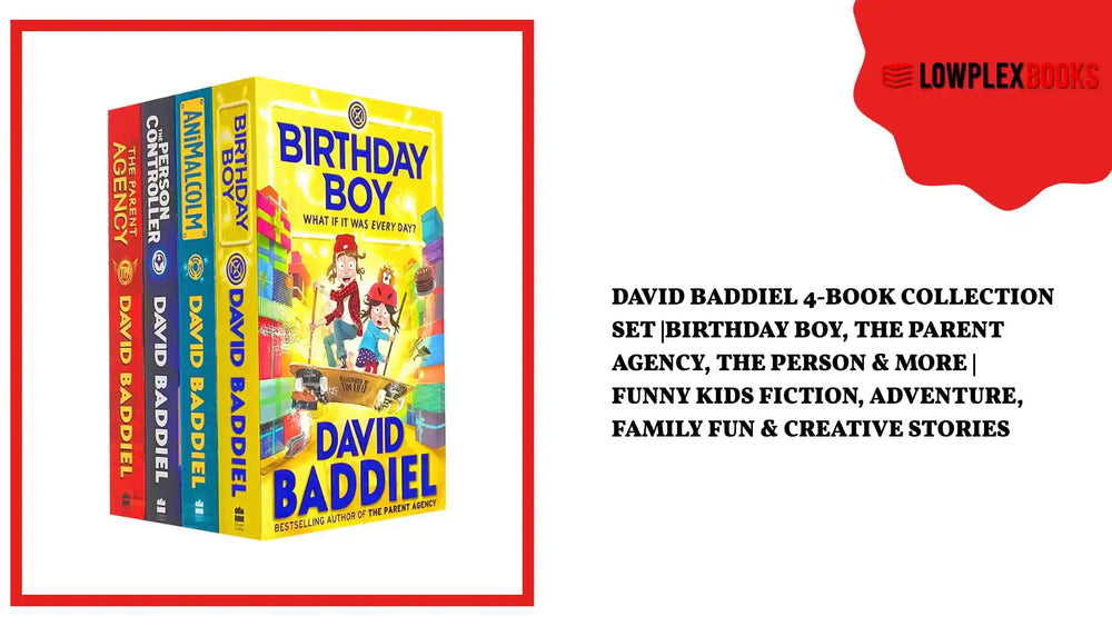 David Baddiel 4-Book Collection Set |Birthday Boy, The Parent Agency, The Person &amp; More | Funny Kids Fiction, Adventure, Family Fun &amp; Creative Stories by@Outfy