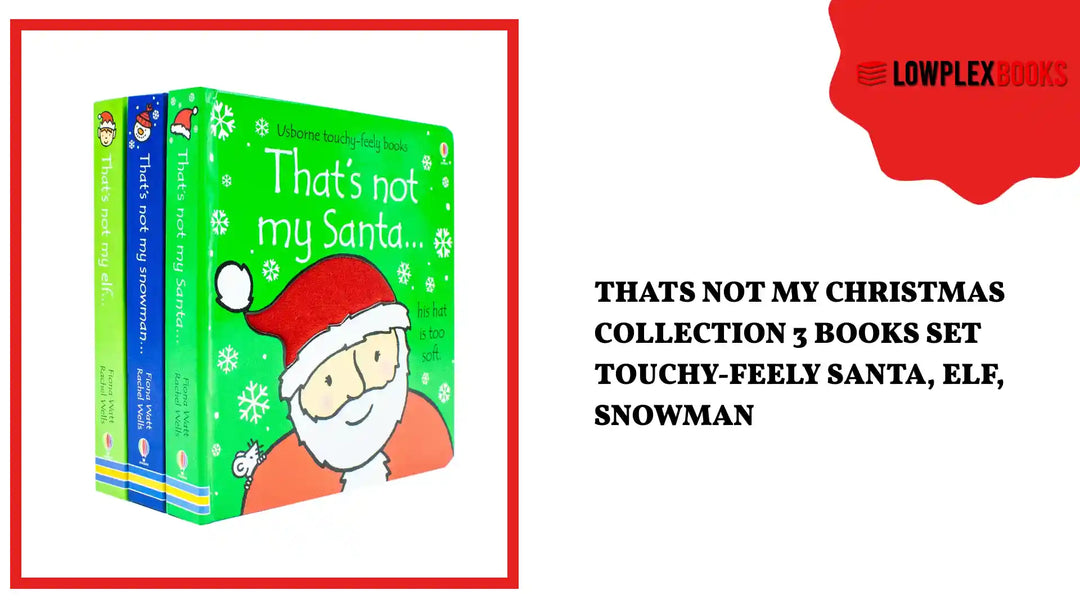 Thats Not My Christmas Collection 3 Books Set Touchy-Feely Santa, Elf, Snowman by@Outfy