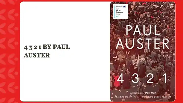 4 3 2 1 By Paul Auster by@Outfy