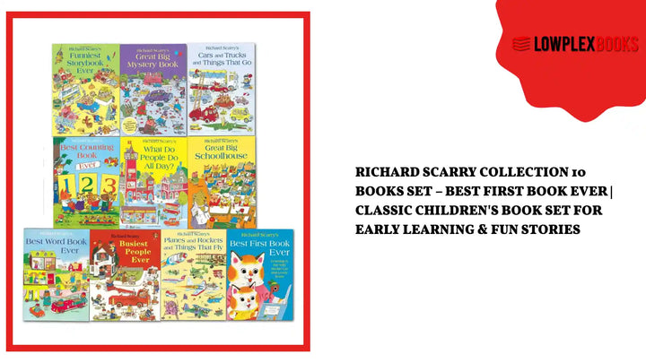 Richard Scarry Collection 10 Books Set &ndash; Best First Book Ever | Classic Children's Book Set for Early Learning &amp; Fun Stories by@Outfy