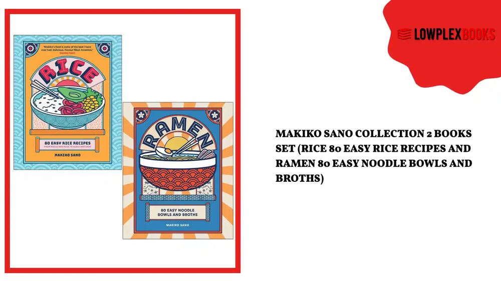 Makiko Sano Collection 2 Books Set (Rice 80 Easy Rice Recipes and Ramen 80 easy noodle bowls and broths) by@Outfy