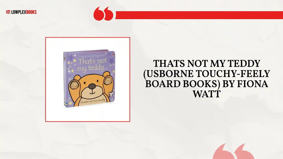Thats Not My Teddy (Usborne Touchy-Feely Board Books) By Fiona Watt by@Outfy