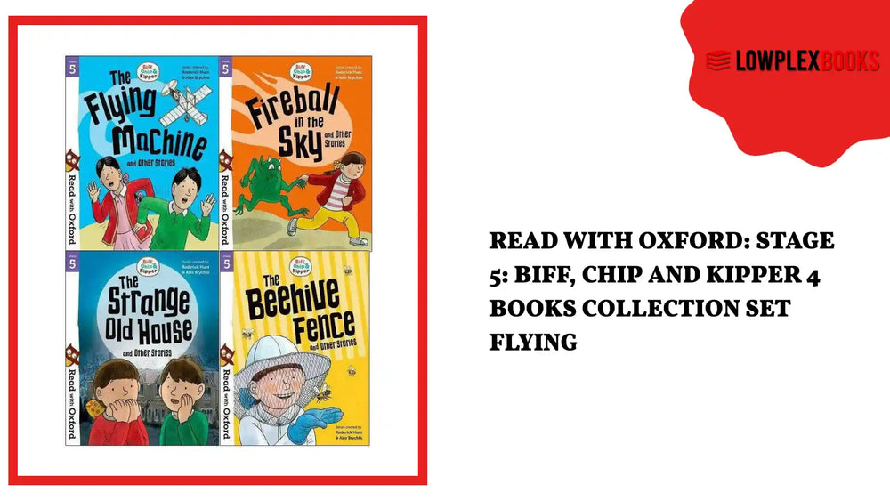 Read with Oxford: Stage 5: Biff, Chip and Kipper 4 Books Collection set Flying by@Outfy
