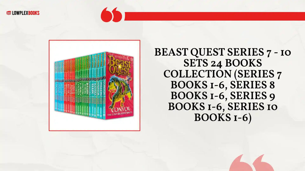 Beast Quest Series 7 - 10 Sets 24 Books Collection (Series 7 Books 1-6, Series 8 Books 1-6, Series 9 Books 1-6, Series 10 Books 1-6) by@Outfy