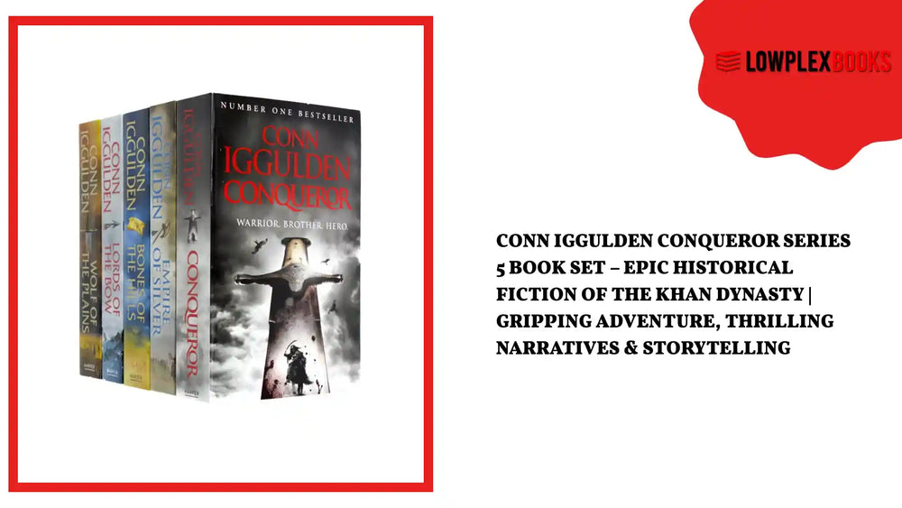 Conn Iggulden Conqueror Series 5 Book Set &ndash; Epic Historical Fiction of the Khan Dynasty | Gripping Adventure, Thrilling Narratives &amp; Storytelling by@Outfy