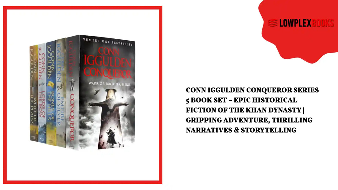 Conn Iggulden Conqueror Series 5 Book Set &ndash; Epic Historical Fiction of the Khan Dynasty | Gripping Adventure, Thrilling Narratives &amp; Storytelling by@Outfy