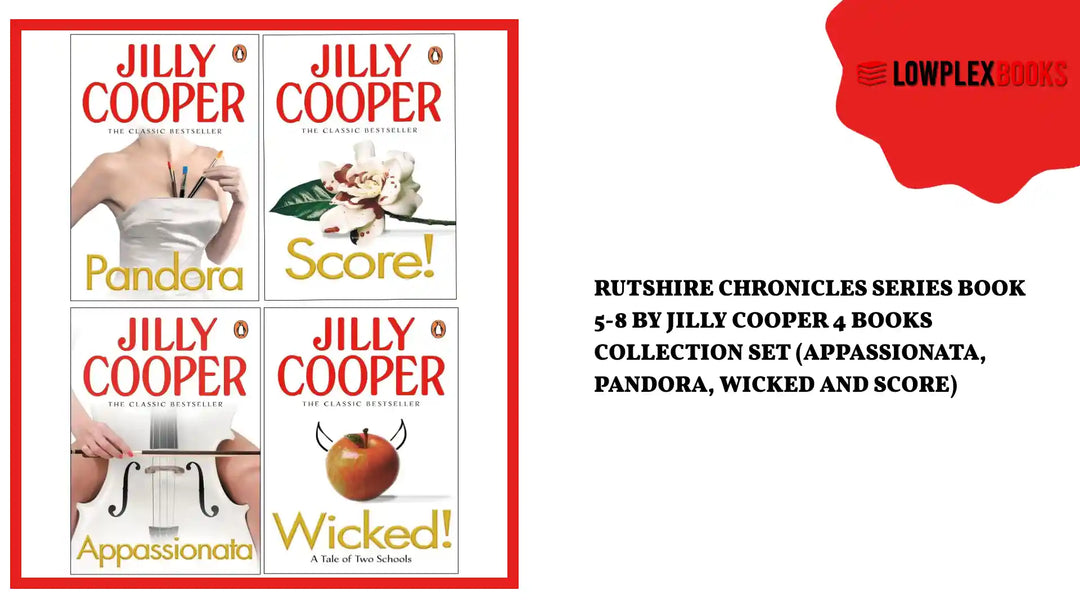 Rutshire Chronicles Series Book 5-8 By Jilly Cooper 4 Books Collection Set (Appassionata, Pandora, Wicked and Score) by@Outfy
