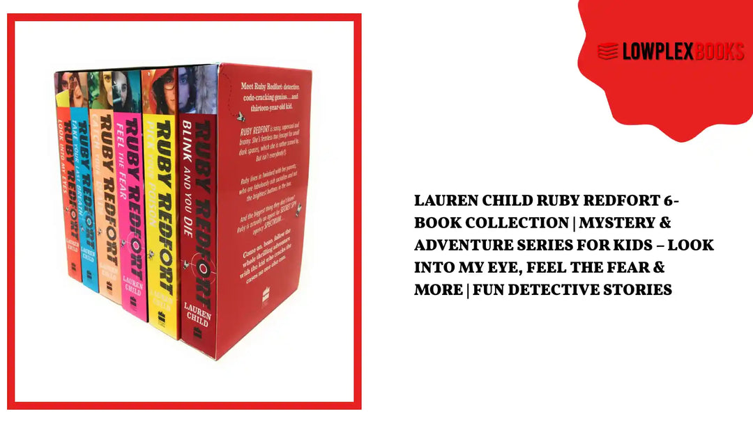 Lauren Child Ruby Redfort 6-Book Collection | Mystery &amp; Adventure Series for Kids &ndash; Look Into My Eye, Feel the Fear &amp; More | Fun Detective Stories by@Outfy